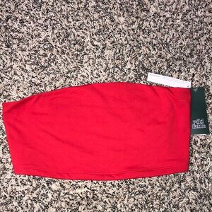 Wild Fable Butter Bliss Strapless Bandeau Bralette Red Various Sizes | NWT